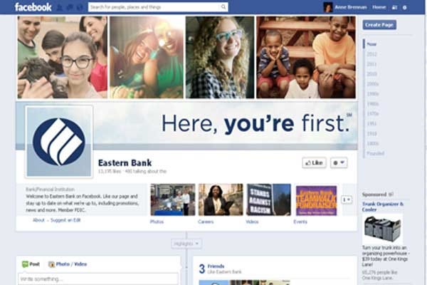 Eastern Bank is using it's Facebook page to help local small businesses gain friends, and hopefully more business.
