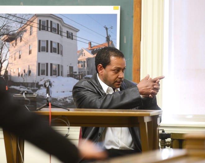 Joaquin Lopes of Brockton testifies that Keith Luke fired a gun at him in January 2009.