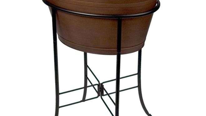 051913 small spaces foto coolerThis copper beverage bucket is easy to move to where it is needed. Buy several if you often host large gatherings.Courtesy: Kohl’s