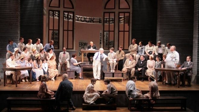 Bristol Riverside Theatre held auditions for members of the community to join the cast of "Inherit the Wind."