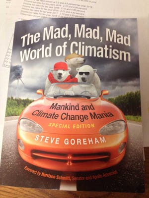 The Heartland Institute mailed Steve Goreham's book casting doubt on human-caused climate change to legislators along with a DVD and an endorsement letter from House Speaker Pro Tem Peggy Mast, R-Emporia.