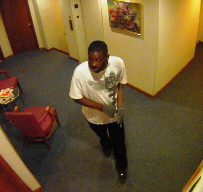 This suspect, a black male about 6-feet-3-inches tall, is believed to be responsible for about 20 break-ins on Saturday night.