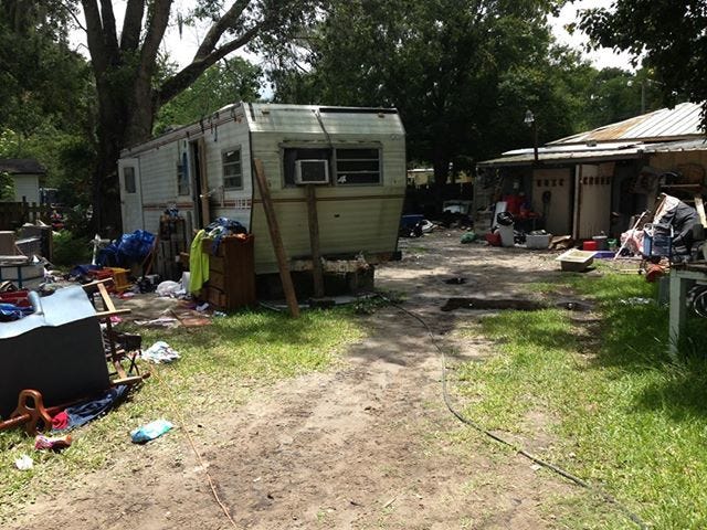 Deputies are investigating a suspected meth lab on Begonia Street.