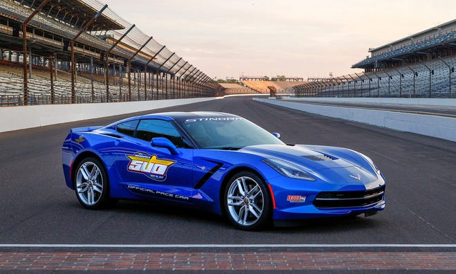 The 2013 Indianapolis 500's pace car - the 2014 Chevrolet Corvette Stingray