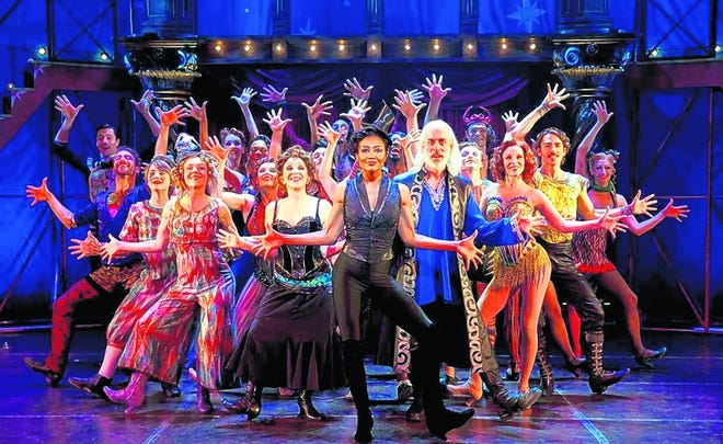 Patina Miller, center, leads the cast of the new Broadway revival of 
"Pippin," which has broken several house records since its opening and will 
launch a national tour later this year. JOAN MARCUS PHOTO/PROVIDED BY 
BONEAU/BRYAN-BROWN
