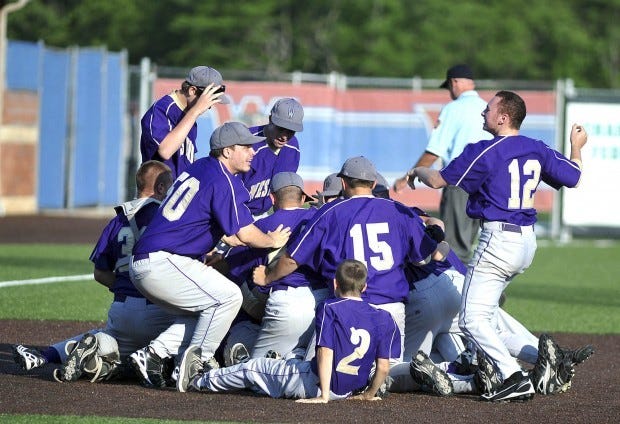 Western Beaver celebrates its WPIAL Class A championship win last year.