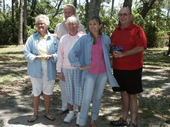 Newly installed officers of the Garden Club at Palm Coast include, from left, Linda DuLong, Anita Knudsen, Edwina Tabit, Maria Pinto Barbosa and Tom McKean.