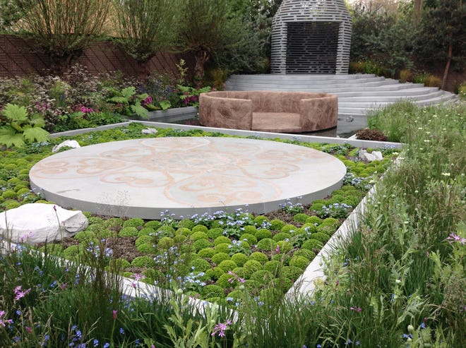 The B&Q Sentebale forget-me-not garden was a highlight of the recent 
Chelsea Flower Show in London. The garden was inspired by Prince Harry and the Lesotho charity and was designed by Jinny Blom.