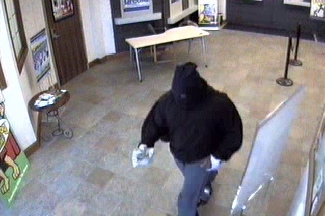 Jackson police are seeking two suspects in connection with a bank robbery at 11:57 a.m. on Friday at Community One Credit Union.