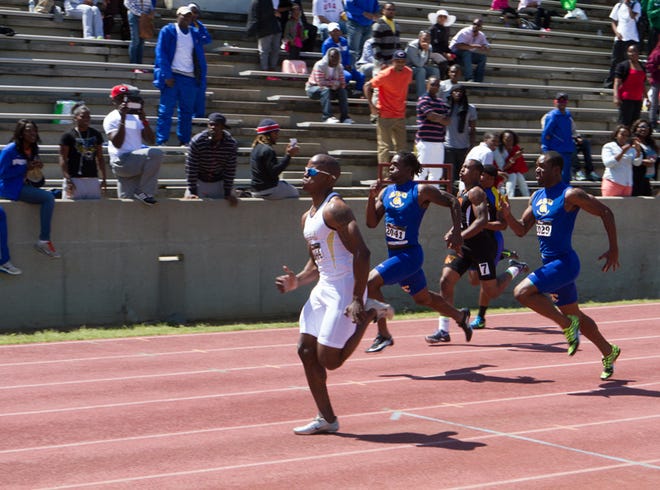Stillman College runner Jeffrey Henderson emerged as the fastest man in NCAA Division II after winning the 100-meter final at the 2013 NCAA Division II Track and Field Championships in Pueblo, Colo. He also won the meet's high-point award.