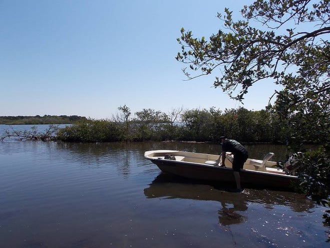 Maxwell Lamb of Deltona puts his boat in recently at Canaveral National Seashore. Boaters are concerned about potential closures there for rocket launches if Space Florida is allowed a launch facility nearby. “The fishing is incredible,” Lamb says.