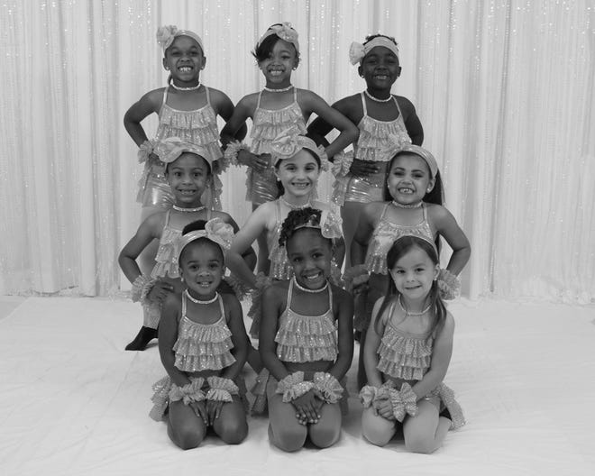 From left, front, Tia Walker, Jaselyn Bloomer and Macaulley Verret. Middle, Chloe Edwards-Fontenot, Saige Berthelot and Kyleigh Guillot. Back, Jamiyah Smith, Kameryn Thomas and Kyanna Dunn.
