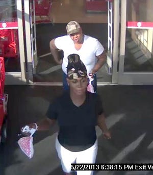 Columbia County authorities are looking for two women they say used counterfeit checks at the Evans Target store.