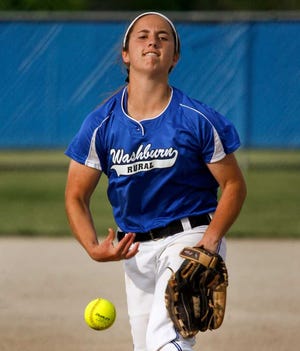Senior Samantha Carson was one of six Washburn Rural players named to the All-6A first team.