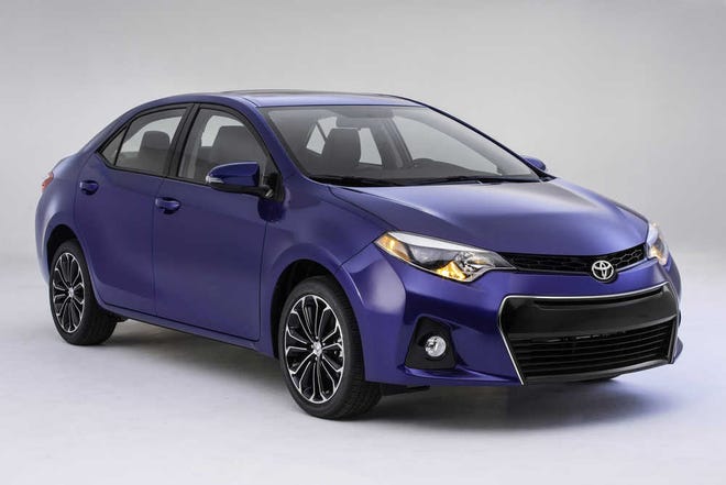 Toyota hopes the new, sportier-looking Corolla will shed the old version's low-cost image and attract new, younger buyers to a compact that has been losing steam.