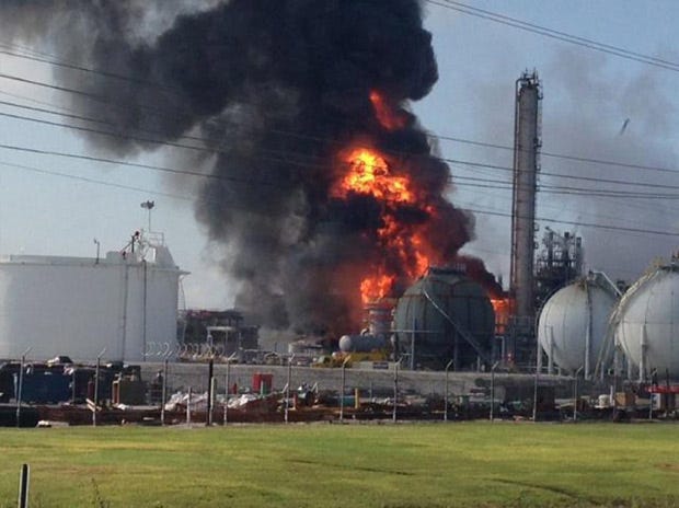 An explosion at The Williams Companies Inc. plant in the Ascension Parish town of Geismar La.
