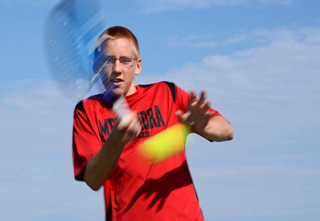 Journal Star tennis Player of the Year Will Koehrsen at Metamora High School.