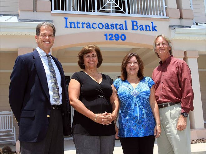 Intracoastal Bank officers, from left, Bruce Page, president and chief executive officer; Laurie Alves, manager; Cheryl Tanenbaum, chief financial officer; and Tom Hury, chief risk officer.