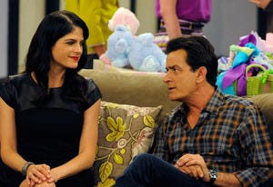 Charlie Sheen, Selma Blair | Photo Credits: Prashant Gupta/FX