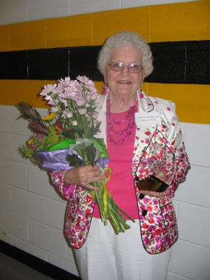 Ashland High School Alumni inducted Joan Lewis DeGroot, class of 1950, to the Hall of Fame.