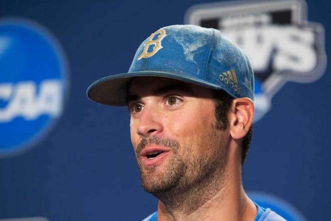 UCLA's Adam Plutko will pitch for the Bruins tonight in Game 1 of the CWS Finals in Omaha.