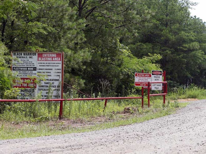 Strip mining and blasting by Black Warrior Minerals Inc. is the focus of a lawsuit filed by several members of the nearby Fleetwood community. The lawsuit claims that the company’s operations have damaged property in the area.