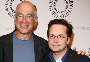 Gary David Goldberg and Michael J. Fox | Photo Credits: Astrid Stawiarz/Getty Images