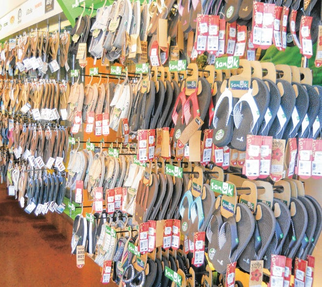 Flip Flop Shops in Pier Park has something for everyone's feet.