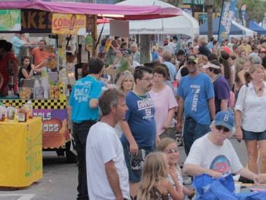 The Seaside Fiesta held June 20 in New Smyrna Beach drew thousands and is one of the events that was packaged as part of Beach Weeks, a six-week series of beach- and fitness-themed special events.