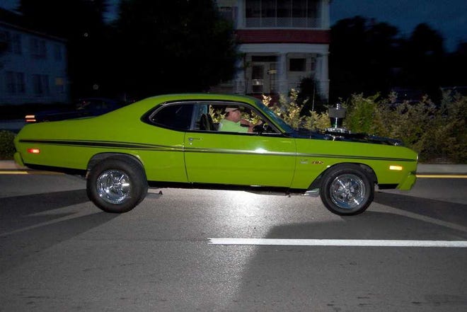 Photos by Woody.Huband@jacksonville.com David Rapp and his customized 1973 Dodge Dart are regulars at the Historic Springfield Main Street Cruise.