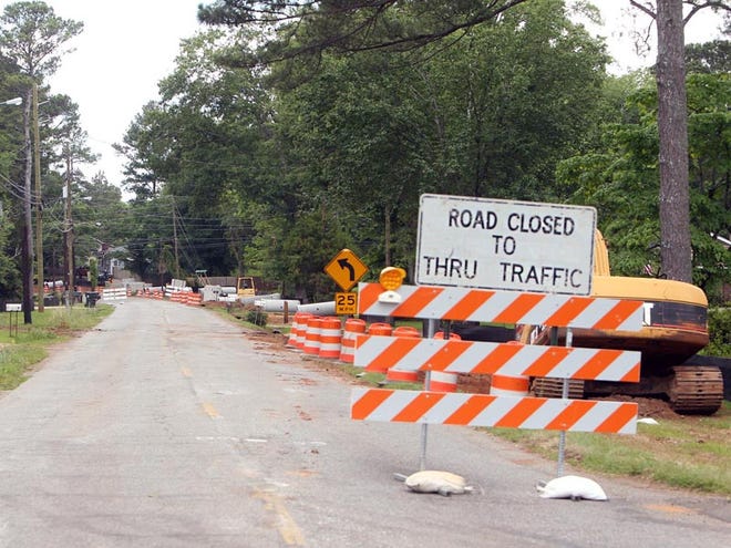 Utility relocation work will keep Loop Road closed almost every day until next week, Tuscaloosa officials say.