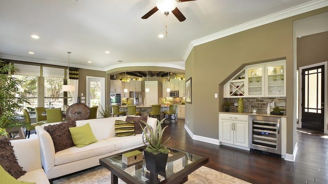 MileStone Community Builders’ model homes showcase the builder’s architectural interest and designer styling.