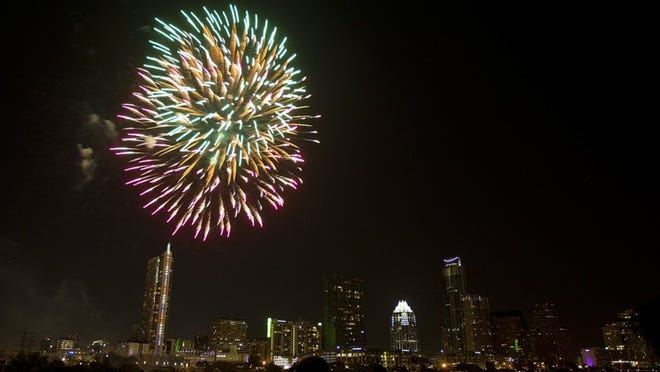 Find a grassy spot at Auditorium Shores to enjoy the annual Fourth of July fireworks.