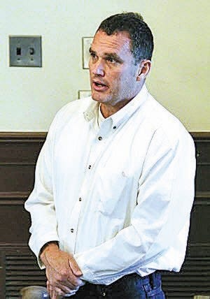 David Pierce testifies for a new trial in Barnstable Superior Court on Friday.