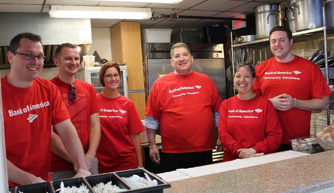 On June 20, Bank of America employees volunteered at Father Bill’s in Quincy.