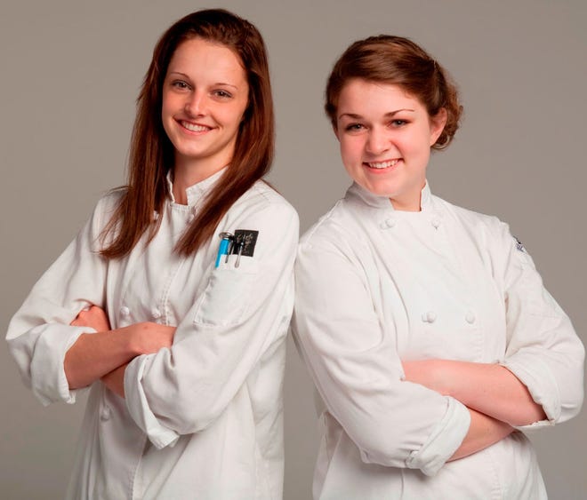 Rock Bridge graduate Hailey King, left, and Hickman graduate Heather Pitt and won the culinary and baking competitions at SkillsUSA national competition in Kansas.