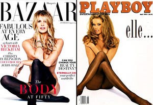 Elle McPherson | Photo Credits: Harper's Bazar; Playboy