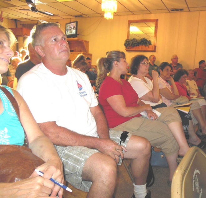 Herkimer residents turned out in force Wednesday for a meeting at the Polish Community Home to discuss recovery from the recent flooding that caused heavy damage to parts of the village.
