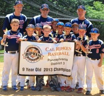 The Langhorne Lightning 9-and-under tournament baseball team won the Cal Ripken PA District 3 Tournament.