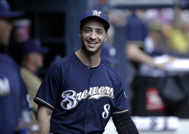 Morry Gash Associated Press The Milwaukee Brewers' Ryan Braun might not be smiling in the future.
