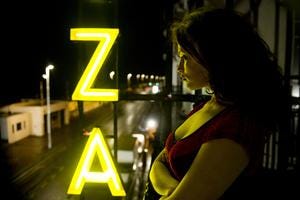 Clara (Gemma Arterton) gets ready for another night shift in "Byzantium."