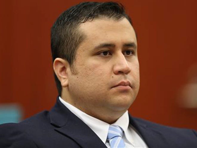 FILE - This June 20, 2013 file photo, George Zimmerman listens as his defense counsel Mark O'Mara questions potential jurors during Zimmerman's trial in Seminole circuit court in Sanford, Fla. Judge Debra Nelson said Saturday, June 22, 2013, that prosecution audio experts who point to Trayvon Martin as screaming on a 911 call moments before he was killed won't be allowed to testify at trial. Nelson reached her decision after hearing arguments that stretched over several days this month on whether to allow testimony from two prosecution experts. (AP Photo/Orlando Sentinel, Gary Green, Pool, file)