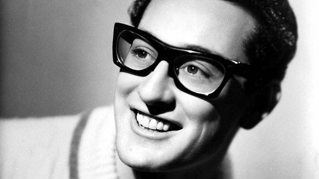 Buddy Holly glasses alone do not make you a hipster.