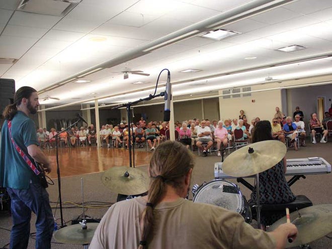 Sea of Key performs in front of an audience of 75 in the Brannon Center for the New Smyrna Beach Summer Music Series.