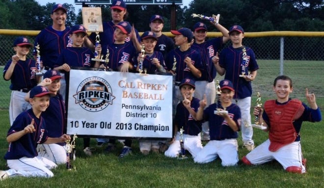 The Doylestown 10-year-old team won the Cal Ripken District 10 championship and advanced to the state tournament.