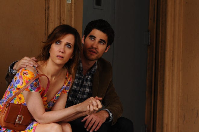 Kristen Wiig and Darren Criss star in the romantic comedy "Girl Most Likely."
