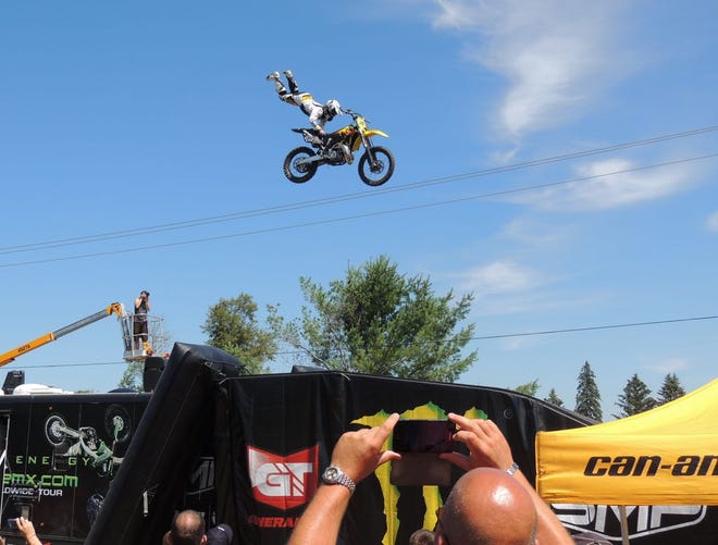 There was lots going on this weekend at the 33rd Annual Indian River SummerFest. The largest crowds could be found in Marina Park where the Monster Energy Freestyle Team wowed the crowd with breathtaking jumps and tricks reaching into the upper atmosphere. See more photos at www.cheboygannews.com.