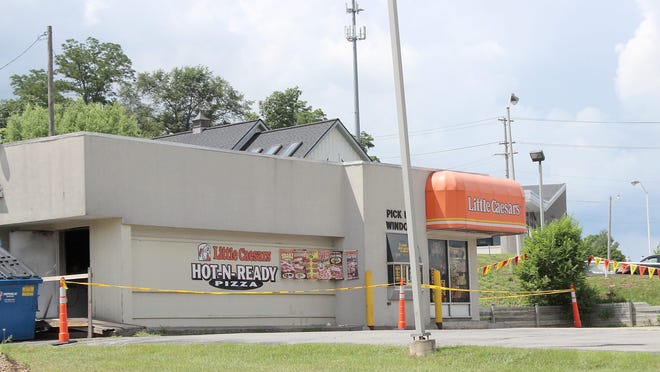 Little Caesars at 380 W. Carleton is closed for the time being after a fire early Monday morning at the restaurant.