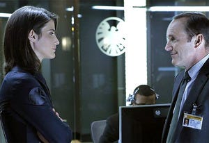 Cobie Smulders and Clark Gregg | Photo Credits: Justin Lubin/ABC