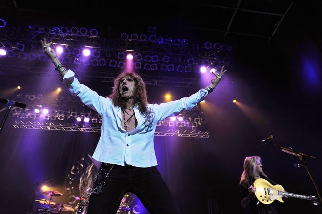 David Coverdale of Whitesnake performs in St. Petersburg, Russia, in 2011. The band will be in concert at Silver Springs nature park at 9 p.m. Saturday, Aug. 3.
